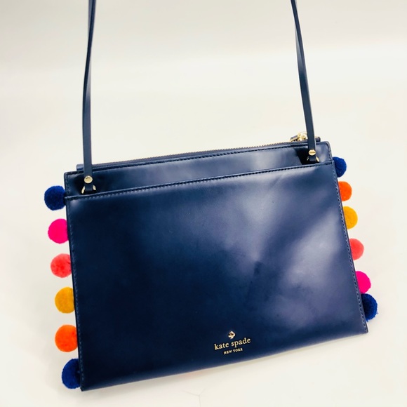 ✨Kate Spade Winking Camel Blue Multicolored Bag - Picture 10 of 16